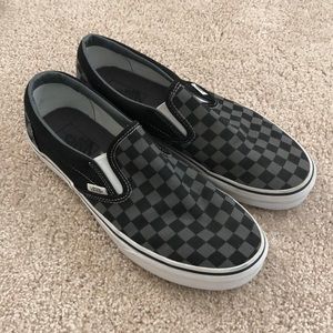 EUC checkerboard Vans